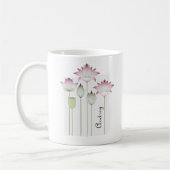Mug Fleur rose (Gauche)