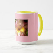 Mug Fleur rose (Devant droit)