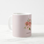 Mug Fleur rose (Devant gauche)