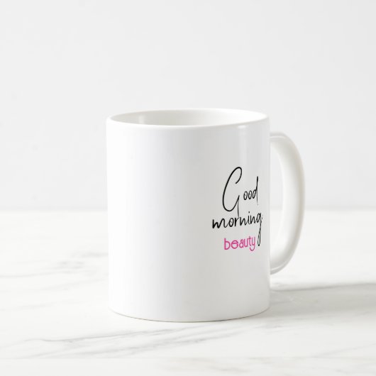 Mug Fleur rose (Devant droit)