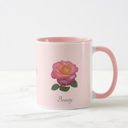 Mug Fleur Rose Belle (Droite)