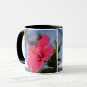 Mug Fleur rose de ketmie (Devant gauche)