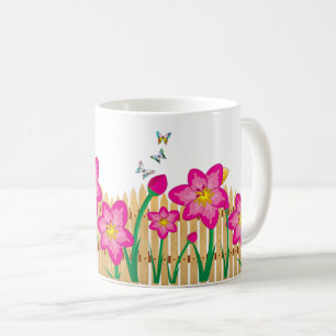 Mug Fleur rose du jardin de la nature - Fleur florale
