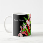 Mug Fleur Rose Et Colibri (Gauche)