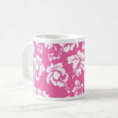 Mug Fleur rose hawaïenne (Devant gauche)
