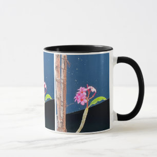 Mug Fleur rose Hawaii Plumeria