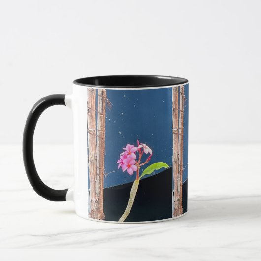 Mug Fleur rose Hawaii Plumeria (Gauche)