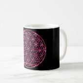 Mug Fleur rose mousseuse de la vie (Devant droit)