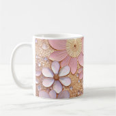 Mug Fleur rose pâle (Gauche)