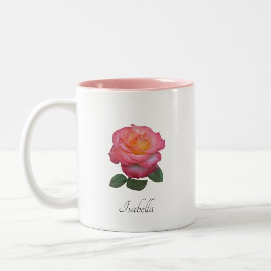 Mug Fleur Rose Rose Belle (Gauche)