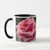 Mug Fleur rose rouge vif Belle florale (Gauche)