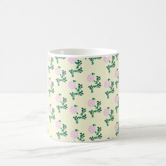 Mug Fleur Rose sauvage (Centre)