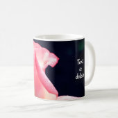 Mug Fleur Rosebud Délice Personnalisé (Devant droit)