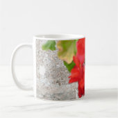 Mug fleur rouge  (Gauche)