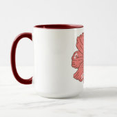 Mug Fleur rouge (Gauche)