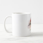 Mug Fleur rouge crème (Gauche)