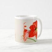 Mug Fleur rouge d'amaryllis (Devant droit)