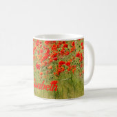 Mug fleur rouge d'été  (Devant droit)
