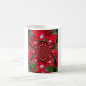 Mug Fleur Rouge Naturelle Blanc Plumes Kaleidoscope Ar (Centre)