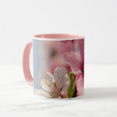 Mug Fleur Sakura, Fleur japonaise rose (Devant gauche)