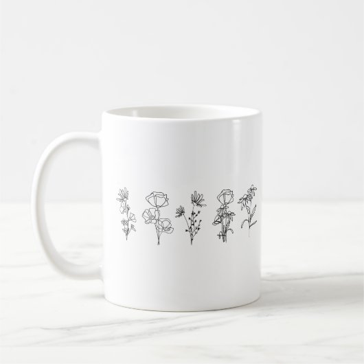 Mug Fleur sauvage (Gauche)