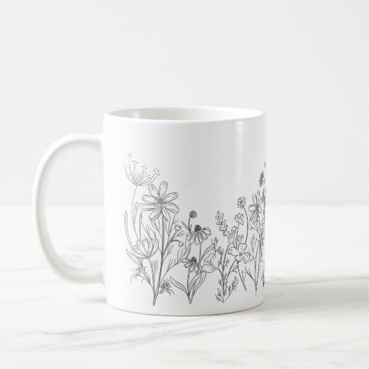 Mug Fleur sauvage  (Gauche)