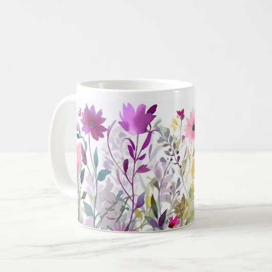 Mug fleur sauvage 1 (Devant gauche)