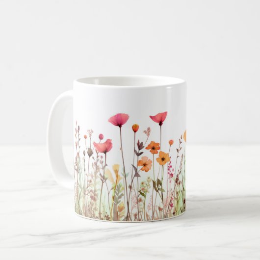 Mug fleur sauvage 2 (Devant gauche)