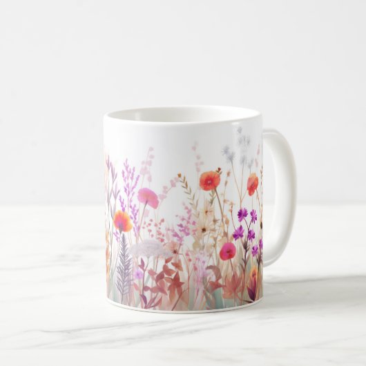 Mug fleur sauvage 3 (Devant droit)