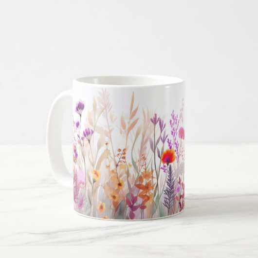 Mug fleur sauvage 3 (Devant gauche)