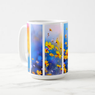 Mug Fleur sauvage abstraite