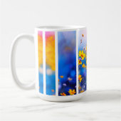 Mug Fleur sauvage abstraite (Gauche)