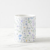 Mug Fleur sauvage aquarelle bleu violet (Centre)