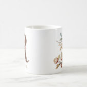 Mug Fleur sauvage Aquarelle d'automne initiale R (Centre)