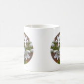 Mug Fleur sauvage blanc et vol d'abeille (Centre)