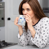 Mug 🌸 🎨 Fleur sauvage Bliss Aquarelle 🌼 🍃