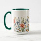 Mug Fleur sauvage coloré (Gauche)