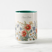 Mug Fleur sauvage coloré (Centre)