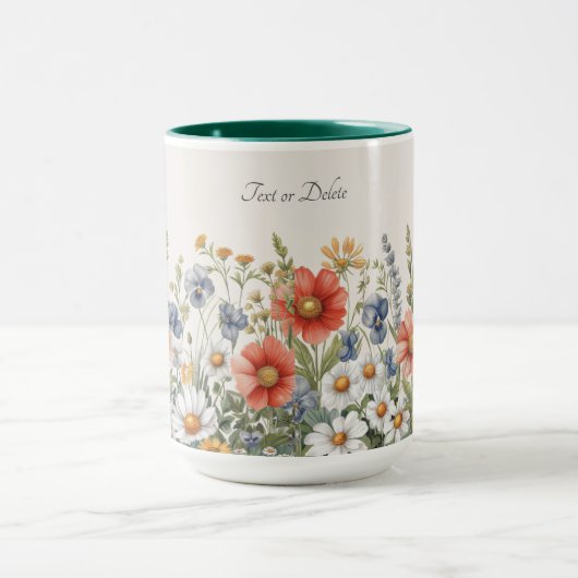 Mug Fleur sauvage coloré (Centre)