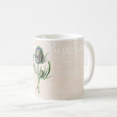 Mug Fleur sauvage de chardon d'écossais du cru 1902 (Devant droit)