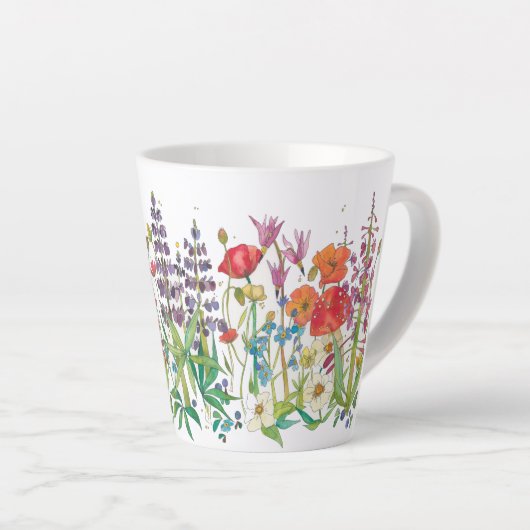 Mug Fleur sauvage de l'Alaska (Angle droit)