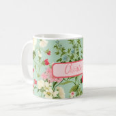 Mug Fleur sauvage de pays anglais personnalisé (Devant gauche)
