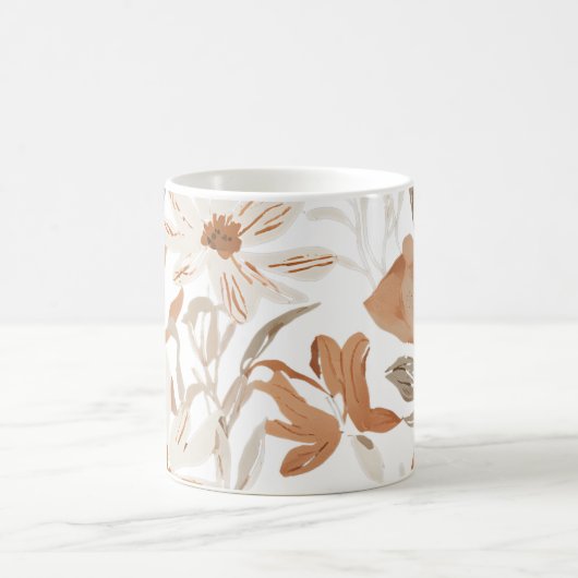 Mug Fleur sauvage en terre cuite Boho Rustique Boho Dr (Centre)