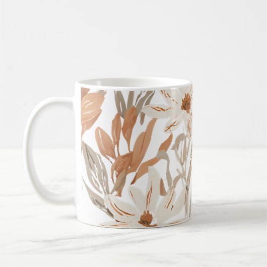Mug Fleur sauvage en terre cuite Boho Rustique Boho Dr (Gauche)