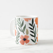 Mug Fleur sauvage en terre cuite Boho Rustique Boho Dr (Devant gauche)