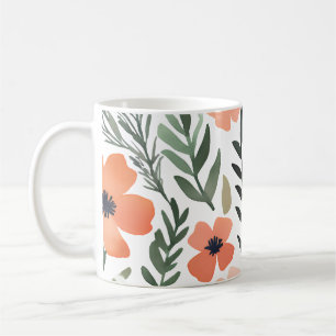 Mug Fleur sauvage en terre cuite Boho Rustique Boho Dr