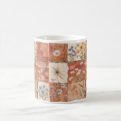 Mug Fleur sauvage en terre cuite Patchwork Rustique Bo (Centre)