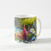 Mug Fleur sauvage et ruisseau dans la vallée de Spring (Devant droit)