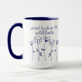 Mug Fleur sauvage Étalage Kindness Inspiration (Gauche)