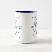 Mug Fleur sauvage Étalage Kindness Inspiration (Centre)